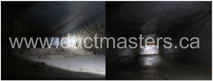 Duct cleaning — before and after 8