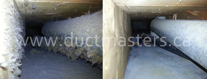 Duct cleaning — before and after 5
