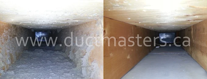 Duct cleaning — before and after 4