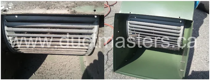 Furnace blower cleaning — before and after 4