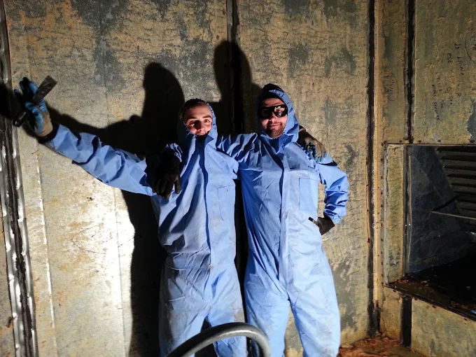 Duct cleaning in progress 28