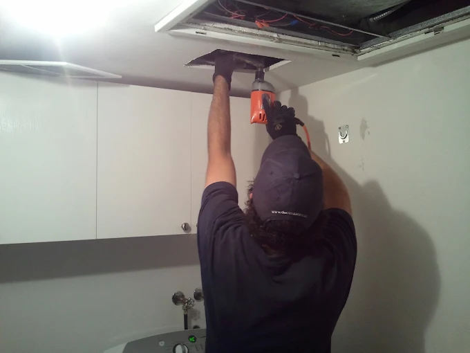 Duct cleaning setup 8