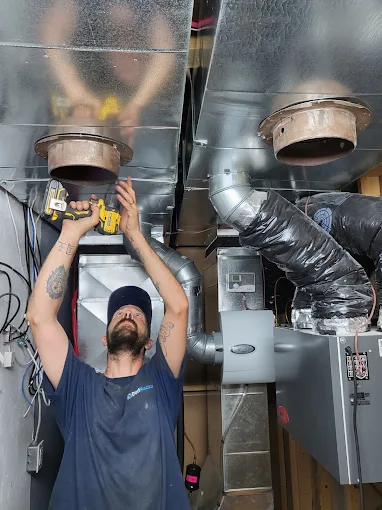 Duct cleaning setup 7
