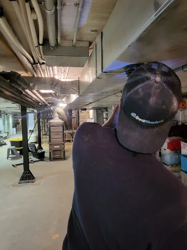 Duct cleaning setup 5