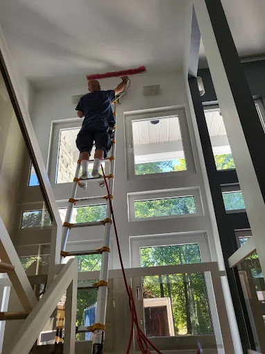 Duct cleaning in progress 22