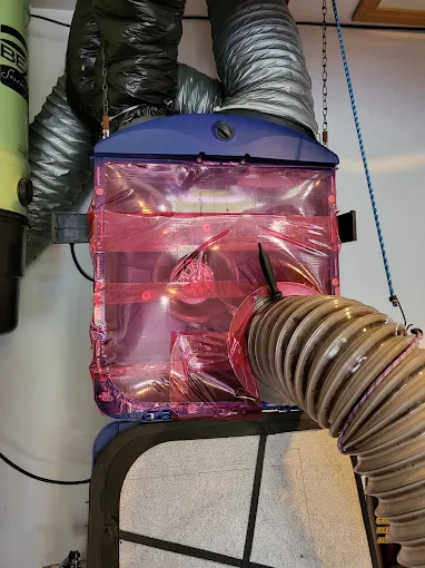 Duct cleaning setup 4