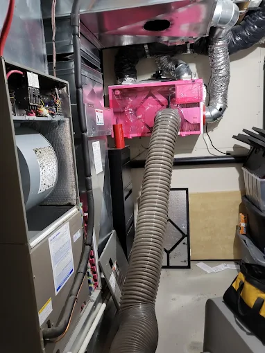 Duct cleaning setup 3