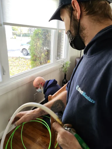 Duct cleaning in progress 37