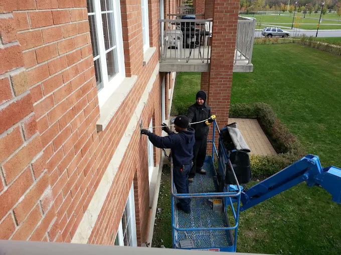 Duct cleaning in progress 34